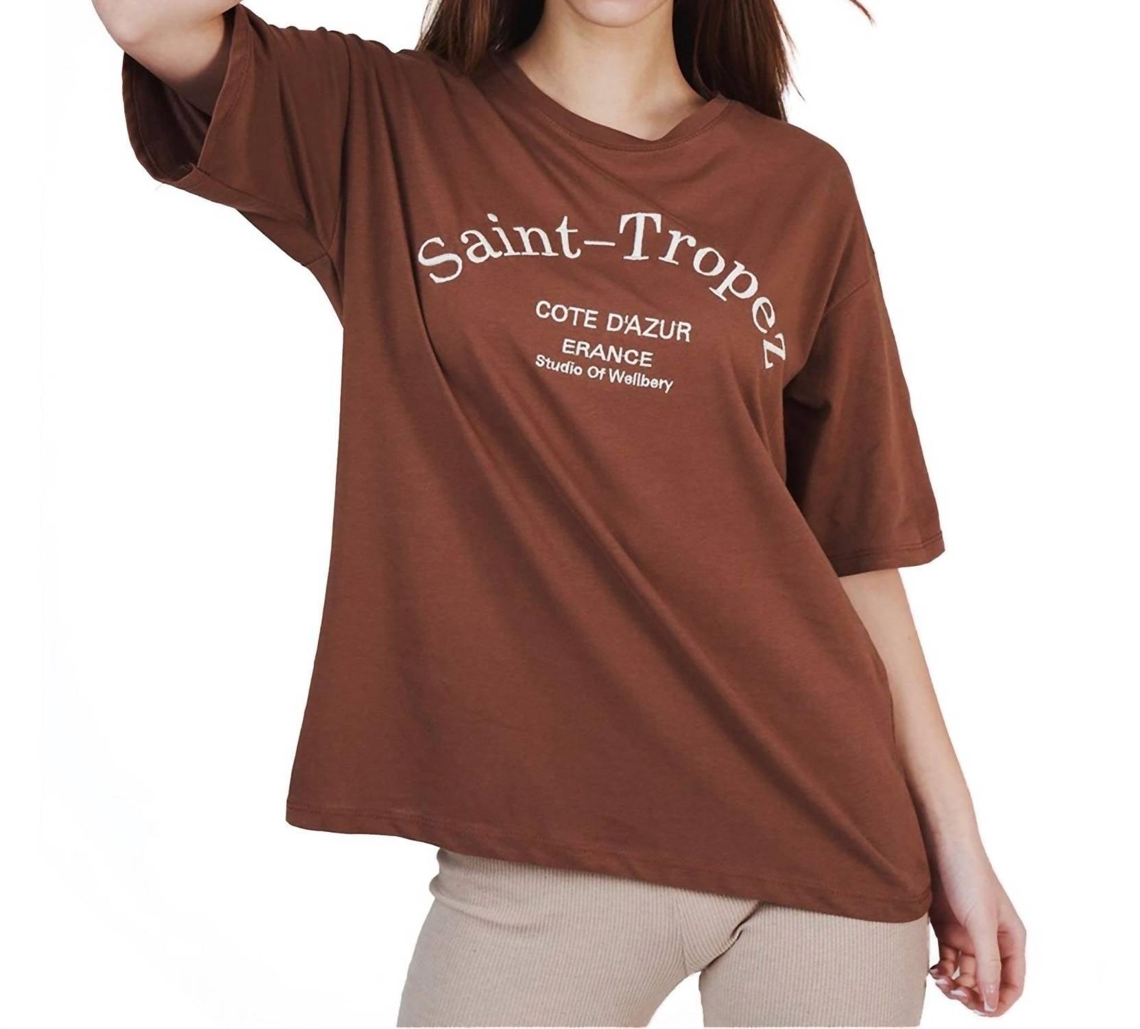 Ambar - St Tropez Printed T-shirt