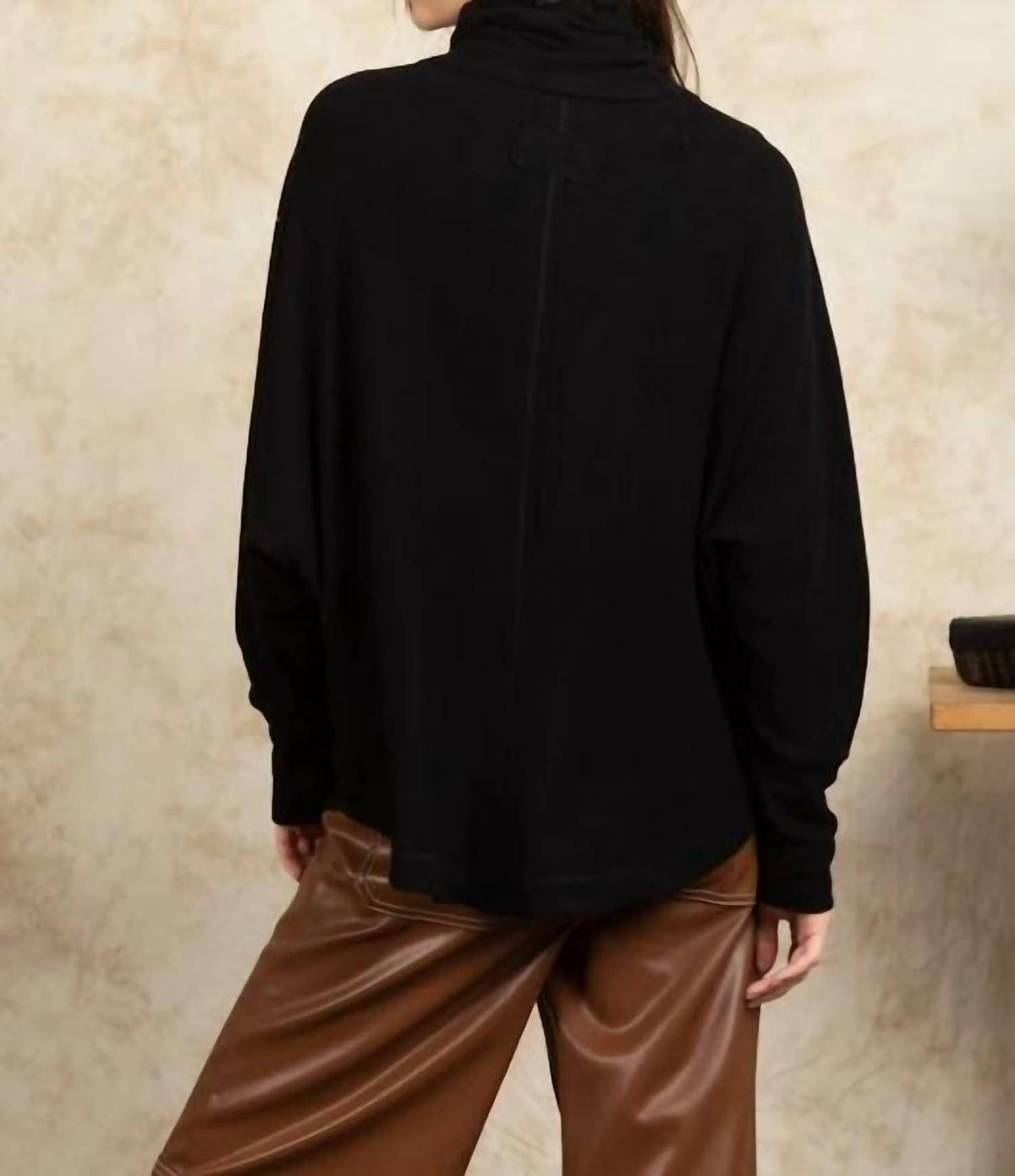 Very G - Mock Neck Tunic Top