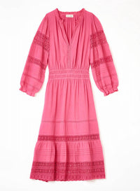 M.A.B.E. - Loretta V Neck Midi Dress