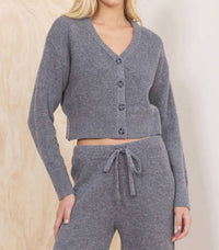 Vintage Havana - Sweater Terry V-neck Cardigan