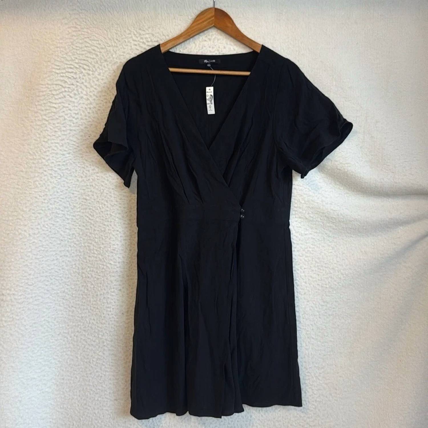 Madewell - Pleated-waist True-wrap Mini Dress