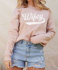 Oat Collective - Wifey Graphic Sweatshirt