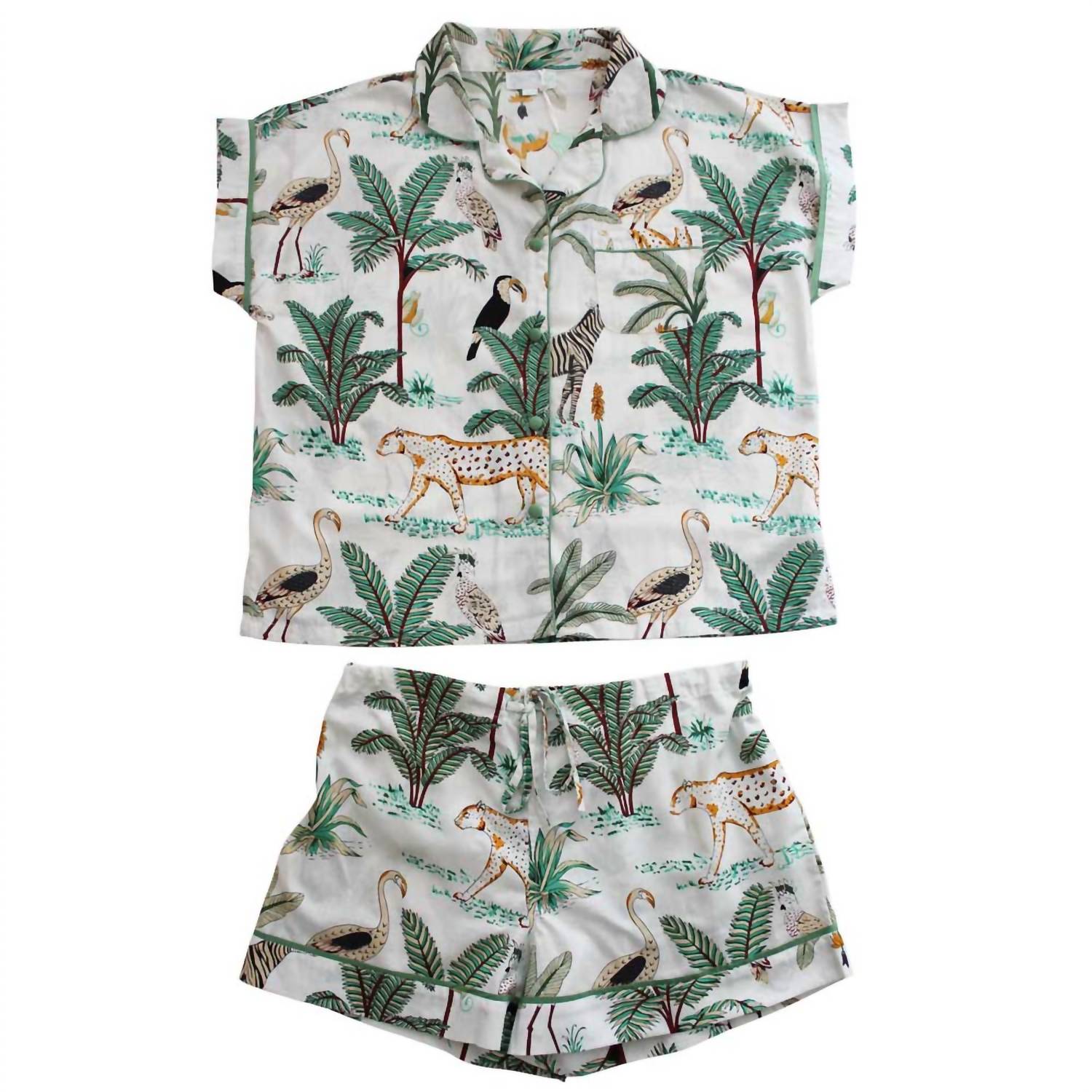 Powell Craft - Safari Print Pajamas Set