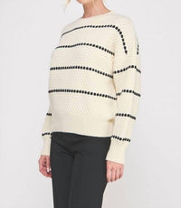 Allie Rose - Pebble Stripe Sweater