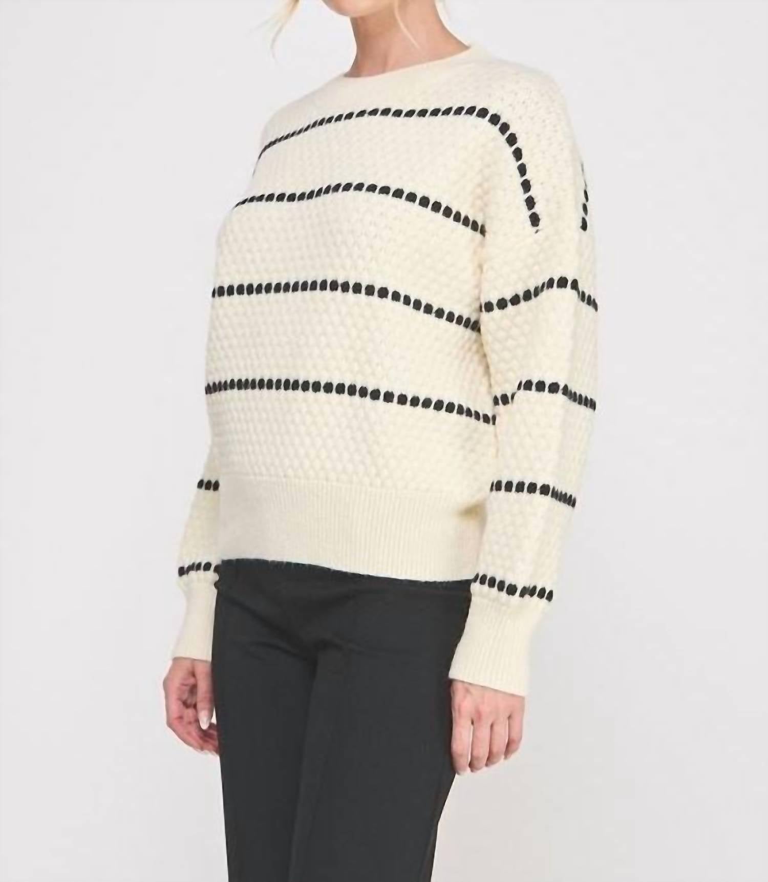 Allie Rose - Pebble Stripe Sweater
