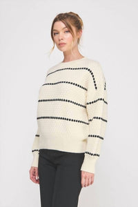 Allie Rose - Pebble Stripe Sweater