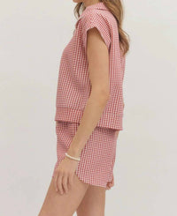 Entro - Caroline Check Shorts