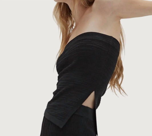 Crescent - Camila Textured Knit Tube Top