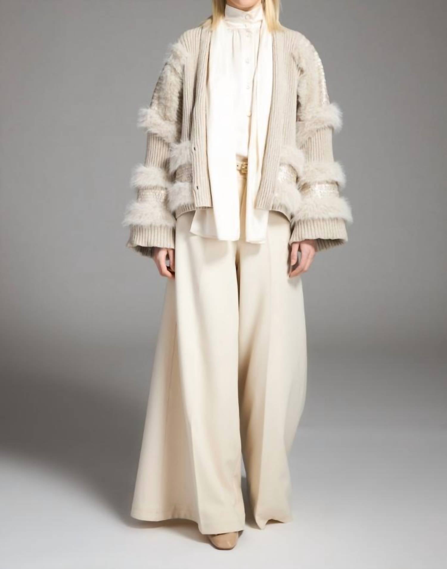 Tricot Chic - Tie Neck Blouse