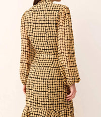 Marie Oliver VIVIANNE BLOUSE in dapple - women's blouse - alternate view