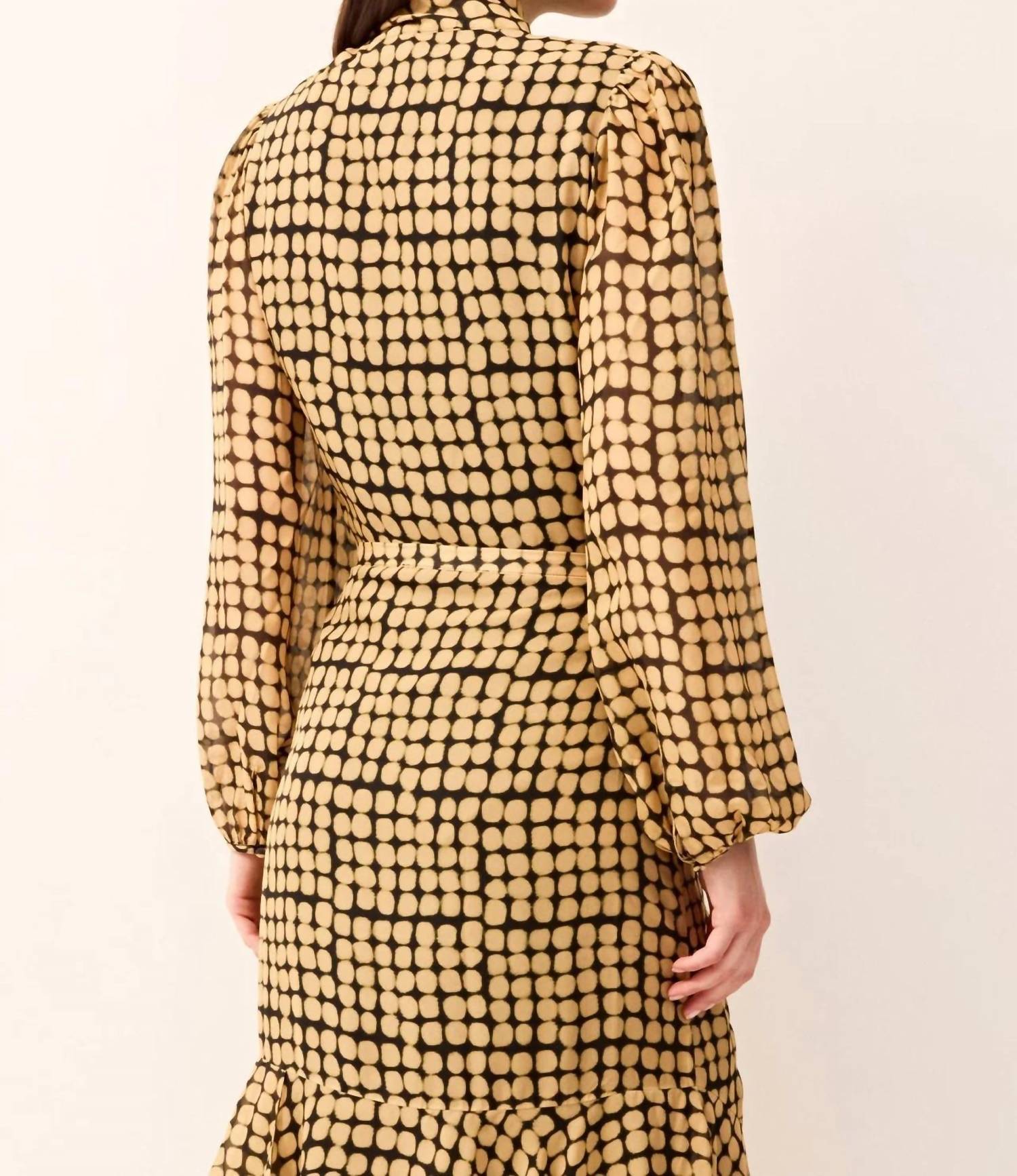 Marie Oliver VIVIANNE BLOUSE in dapple - women's blouse - alternate view