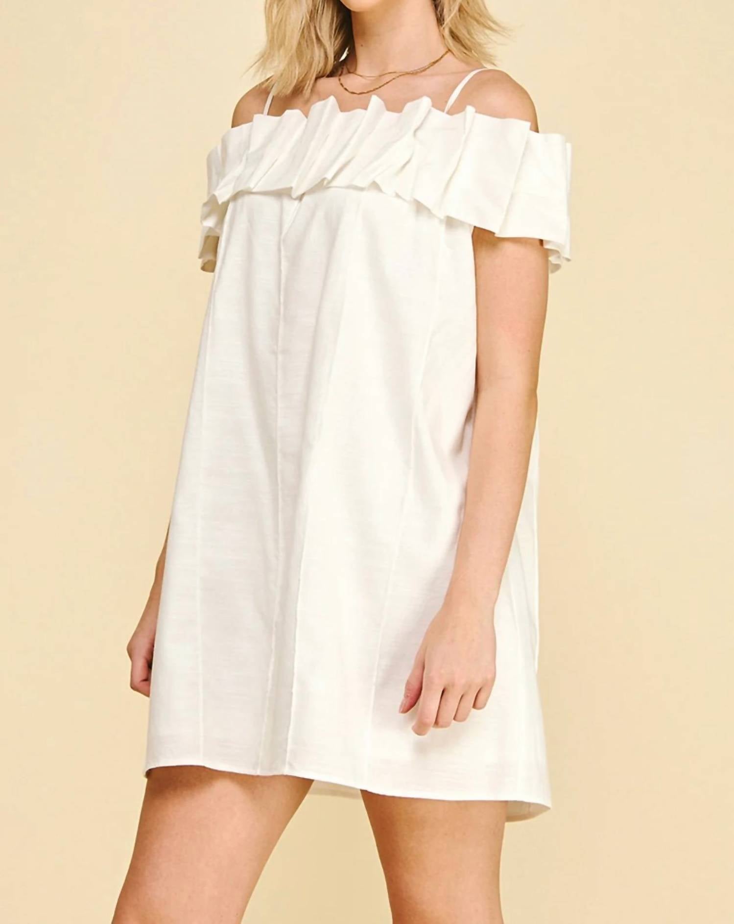 Pinch - Off Shoulder Mini Dress