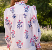 Pink City Prints - Primrose Blouse