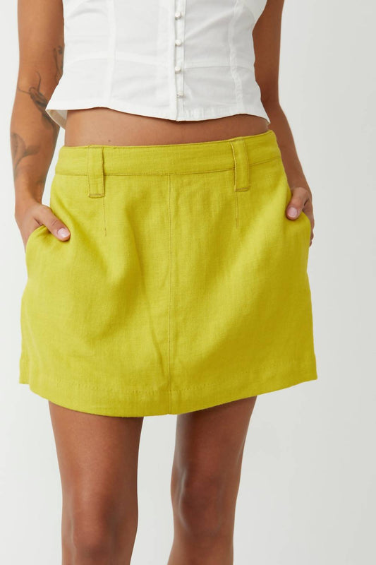 Free People - Can't Blame Me Mini Skirt