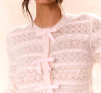 Loveshackfancy - Roselline Bow Cardigan