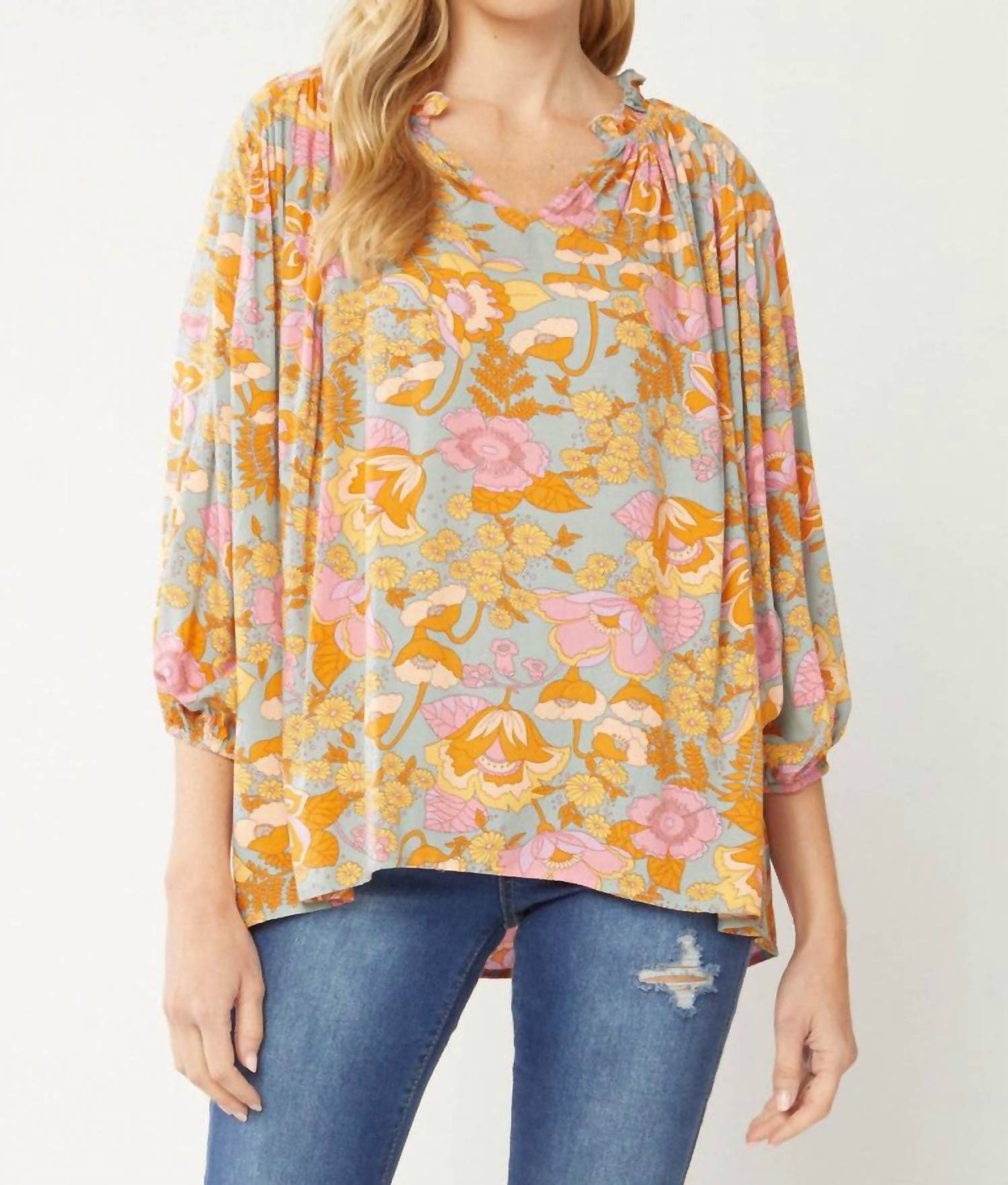 Entro - Honor Floral Top