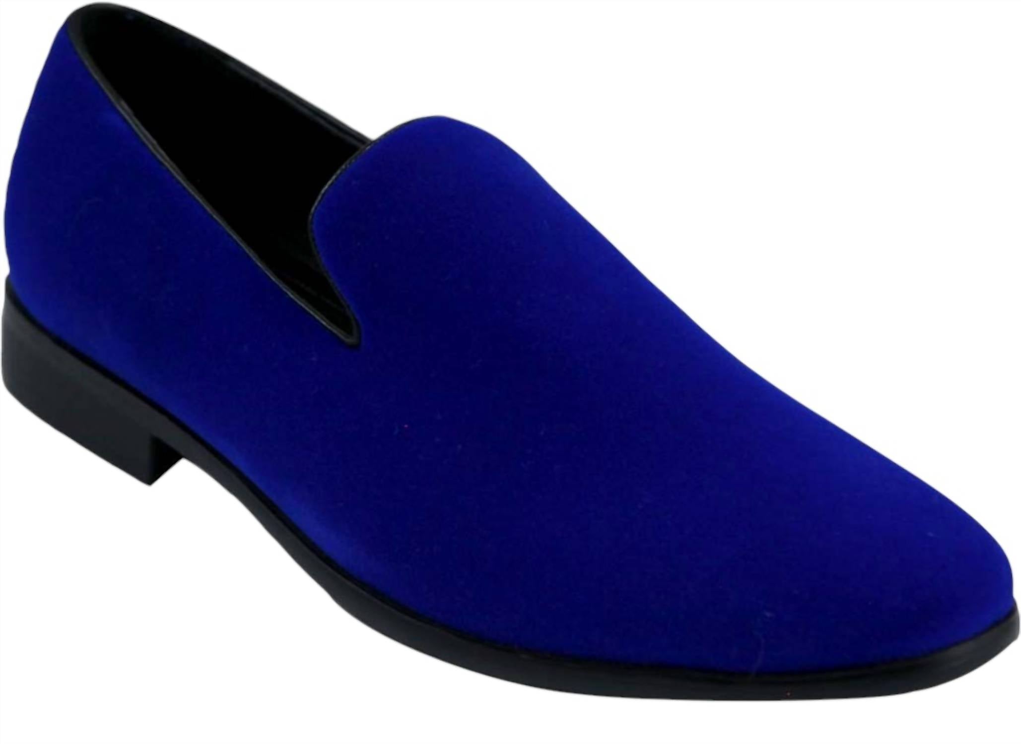 St. Patrick Men's Sparko 03 Slip-ons in royal blue - men's loafer