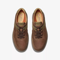 Clarks Men's Un Briley Vibe Shoe in brown - men's sneaker - detail view