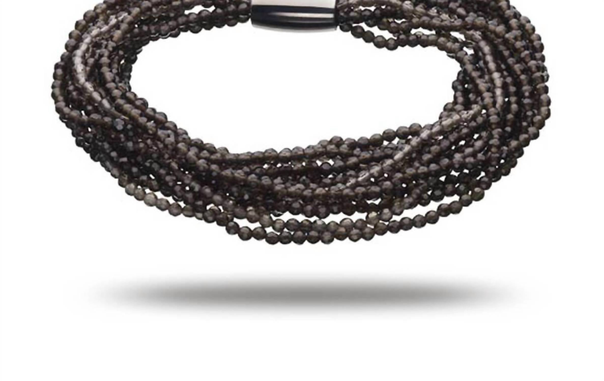 Story Jewellery - Faceted Quartz Triple Wrap Bracelet