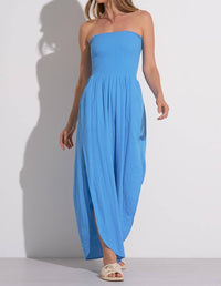 Elan - Strapless Smock Jumpsuit