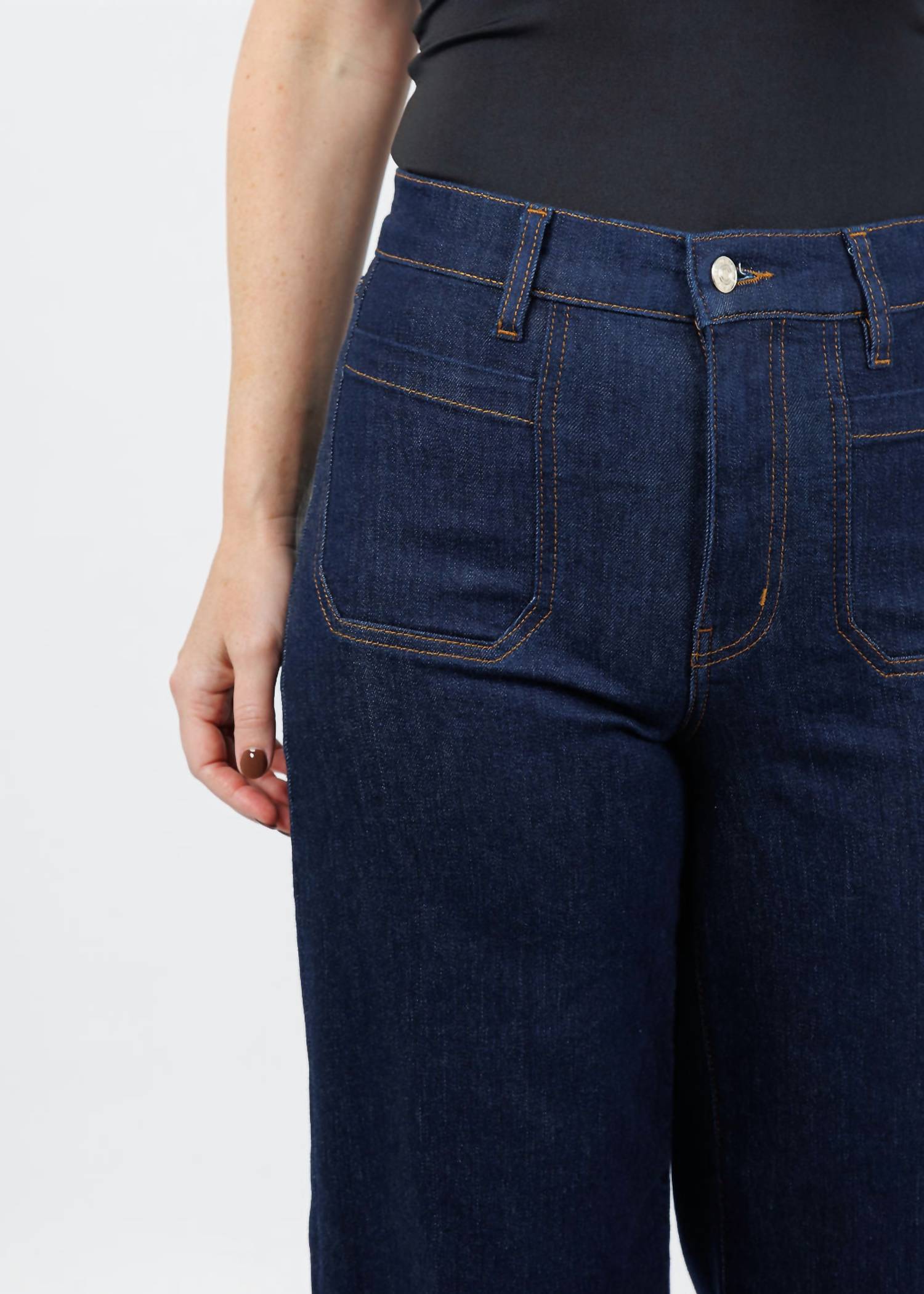 Frame - Le Slim Palazzo Modernist Pocket Jeans