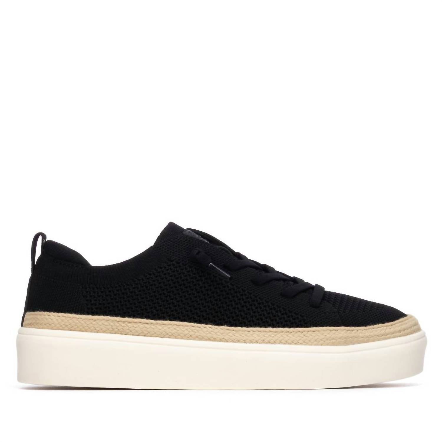 Xti Women's Refresh Textile Shoes in black - women's sneaker - view 6
