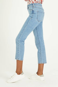 Dear John Denim - Frankie Straight Leg Hi Rise Crop Jean