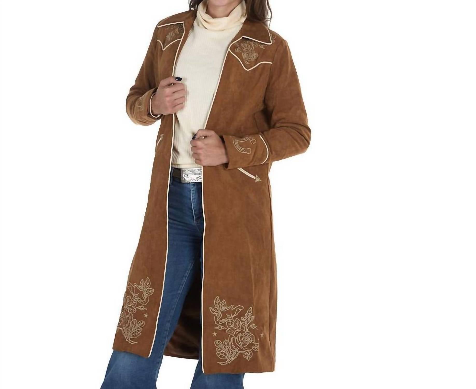 RODEO Quincy Hall Of Fame Duster in brown - women's jacket - view 5