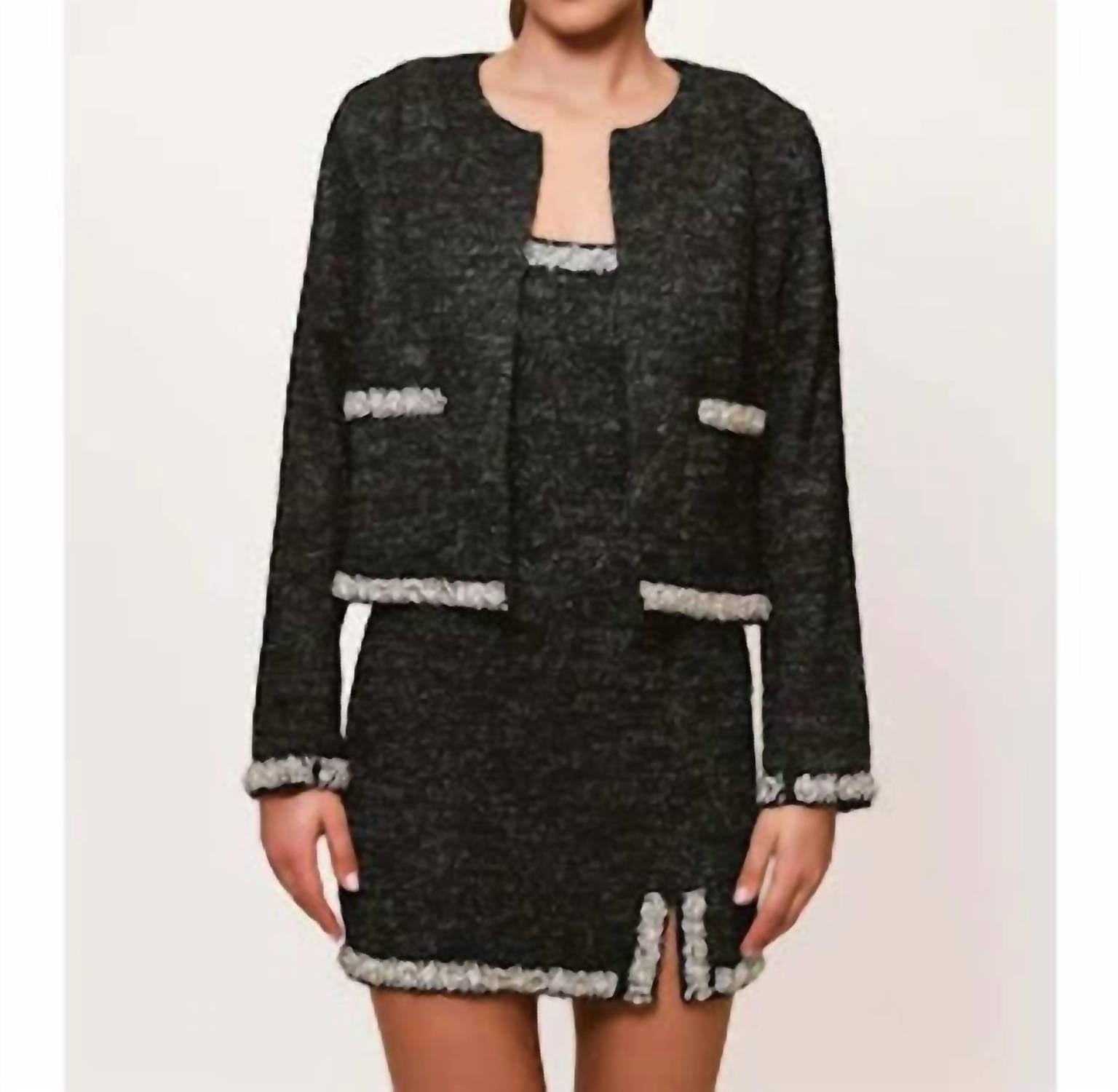 Hutch - Leva Stretch Tweed Jacket