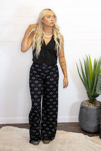 Hyfve - V-neck Hidden Button Sleeveless Western Vest