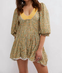 Free People - Bali Coral Mini Dress