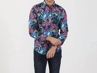 Eight X - Miami Floral Button Down Shirt