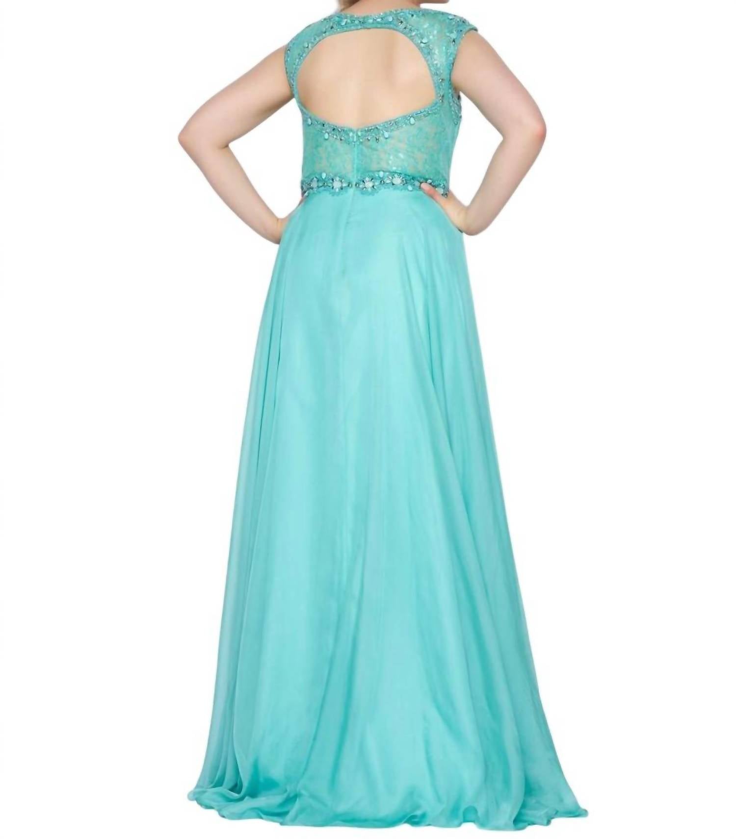 Mac Duggal - Chiffon A-line Gown - Plus