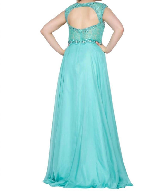 Mac Duggal - Chiffon A-line Gown - Plus