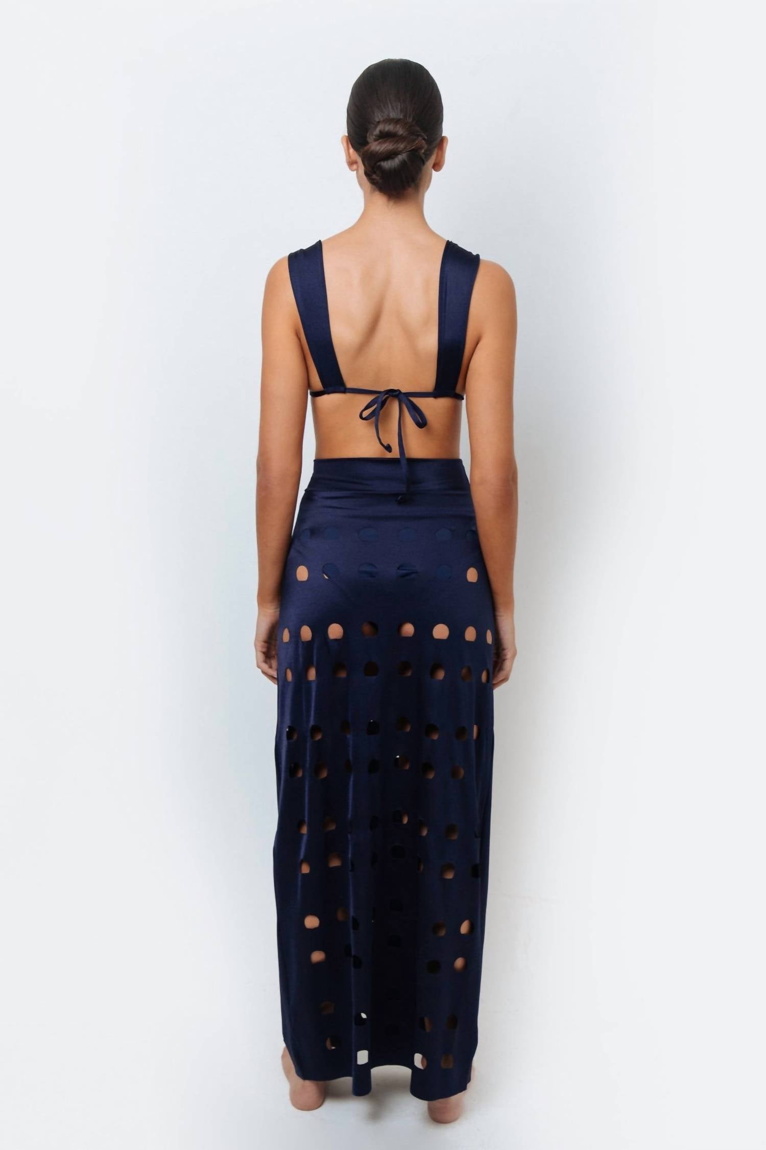 Mar De Lua - Filipa Laser Cut Skirt
