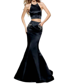 Sherri Hill - Satin Two-Piece prom Dress