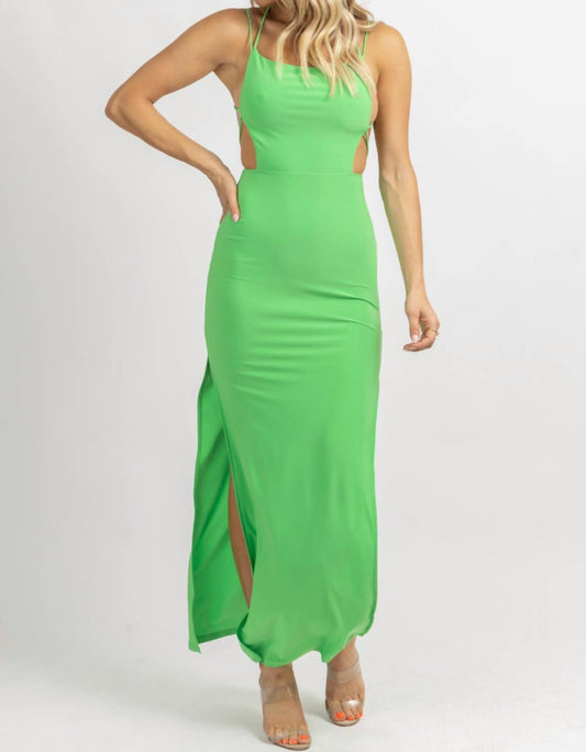 ENVY STRAPPY BACK MAXI DRESS