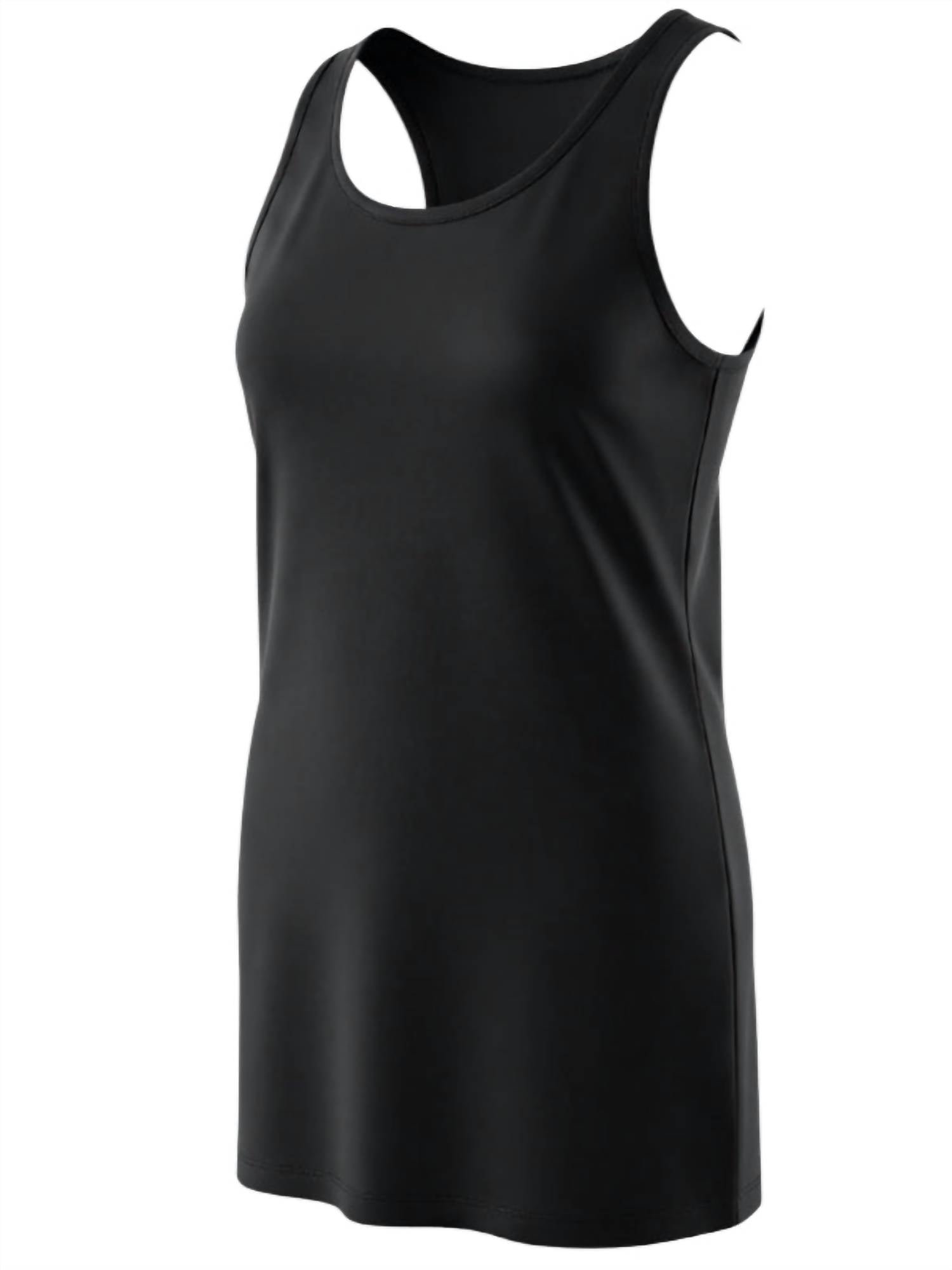 TOTEME Women's Curved Jersey Tank Top in black - women's tank top - detail view