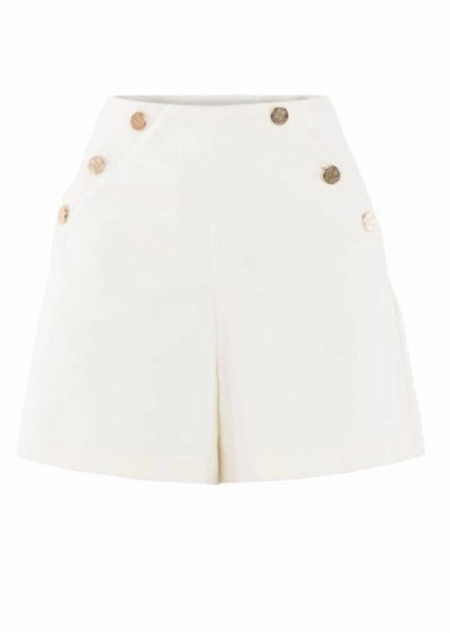 Emily McCarthy Saylor Short in white - women's shorts - view 4