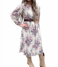 Lovestitch - Floral Long Sleeve Dress