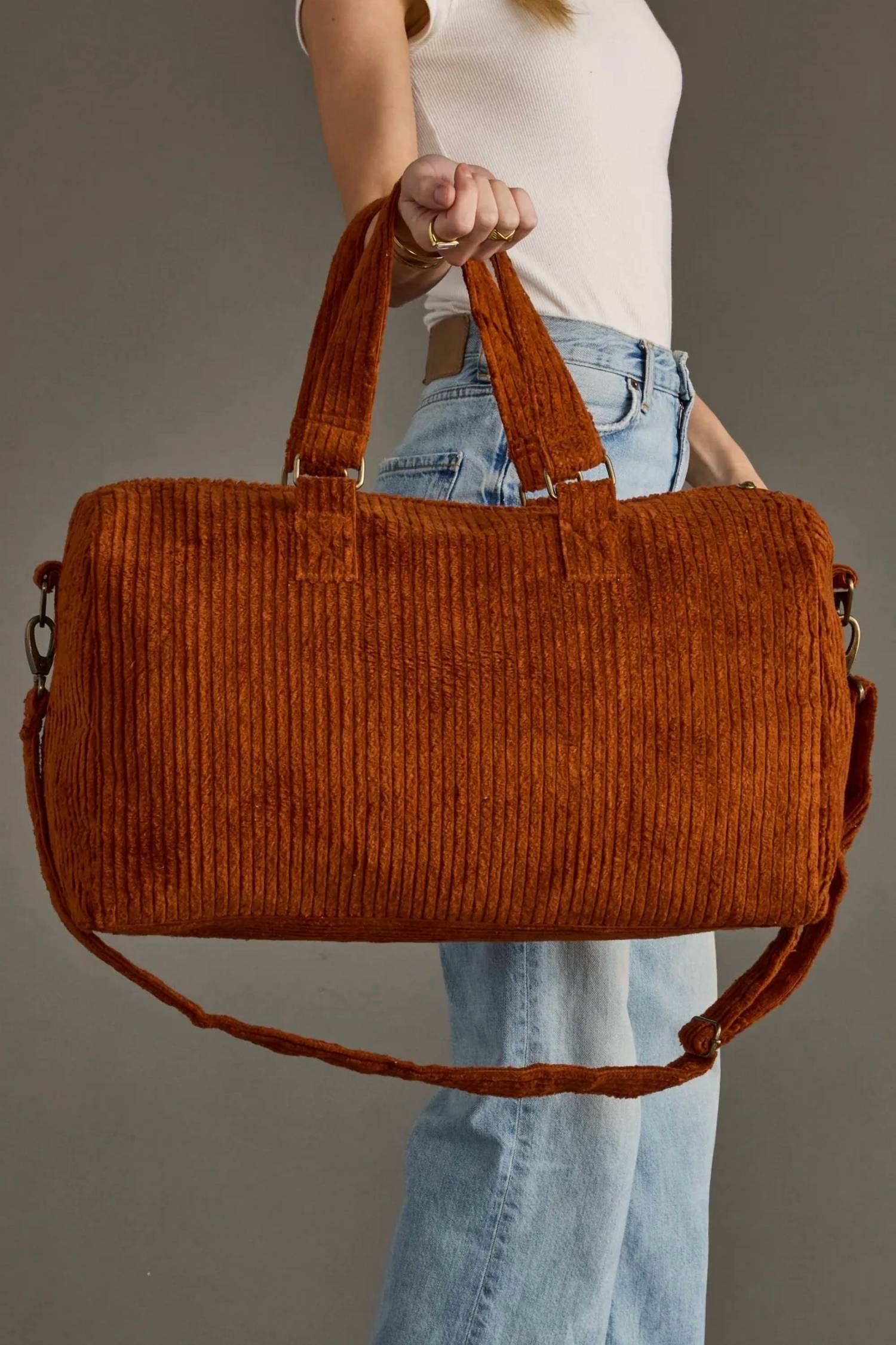 Panache - Women's Corduroy Duffel Bag