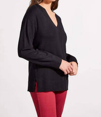 Tribal - Long Sleeve V-neck Sweater