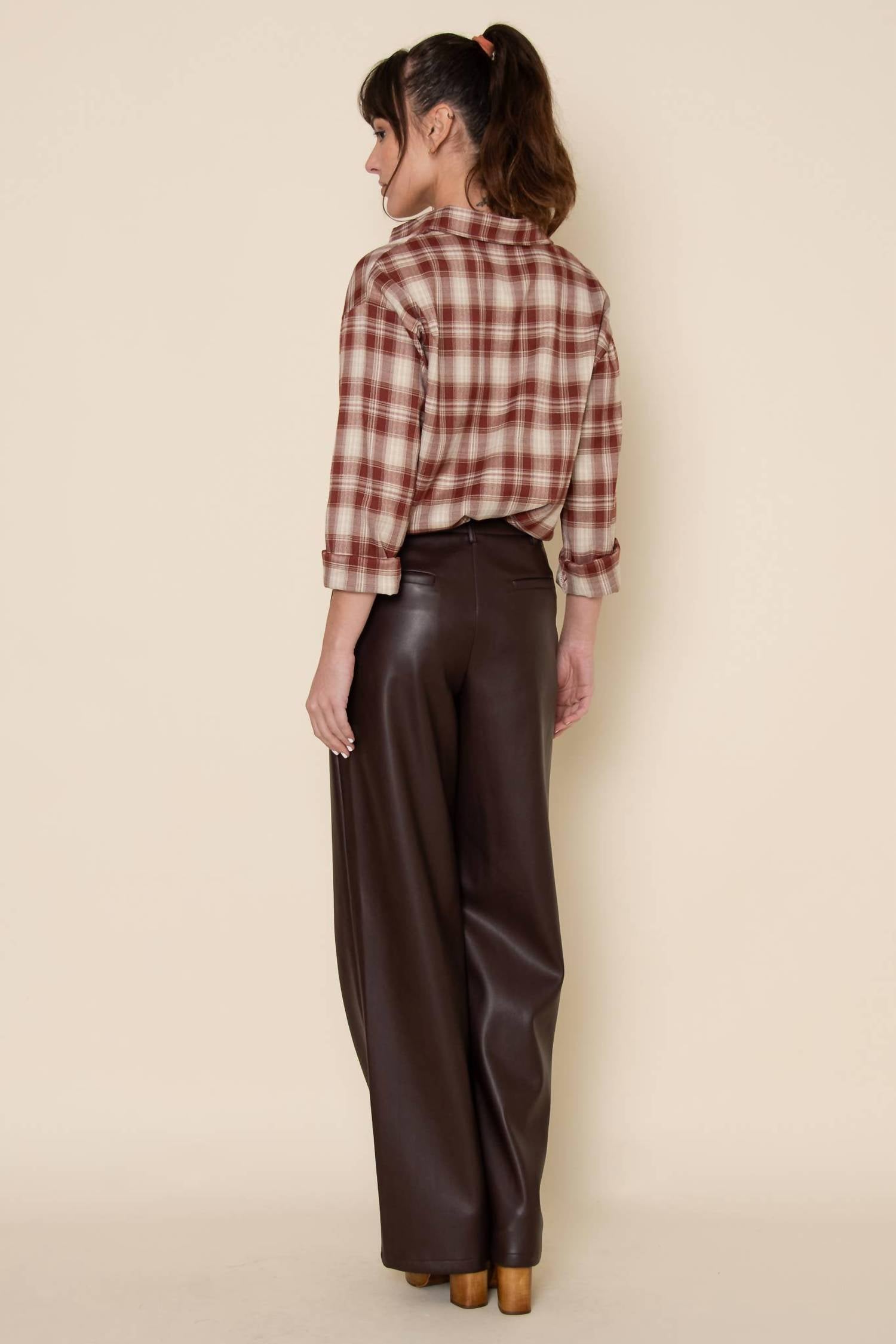 Fore Collection - Calabria Vegan Leather Pant