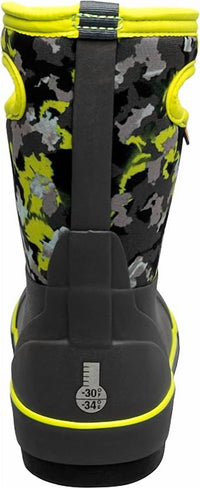 BOGS Kid's Classic 2 Camo Texture Boots in dark gray multi - kids' shoe - view 4