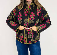 Lemon & Crew - Quilted Botanical Jacket