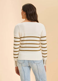 Fdj - Long Sleeve Stripe Sweater