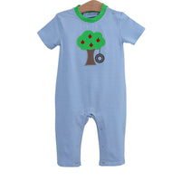 Trotter Street Kids - Baby Boy's Apple Tree And Tire Swing Romper