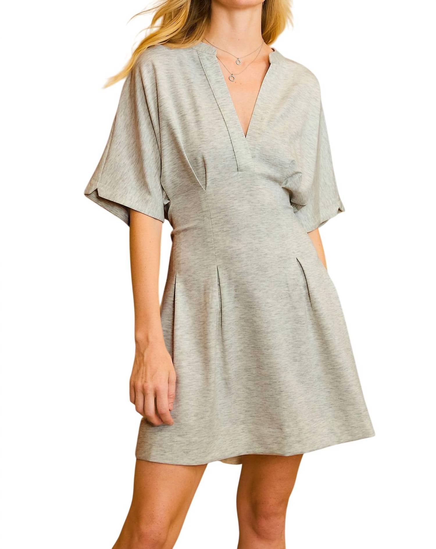 Umgee - Luxeknit Pleaded Dress
