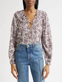 Ulla Johnson - Florelle Long Sleeve Cotton Blouse
