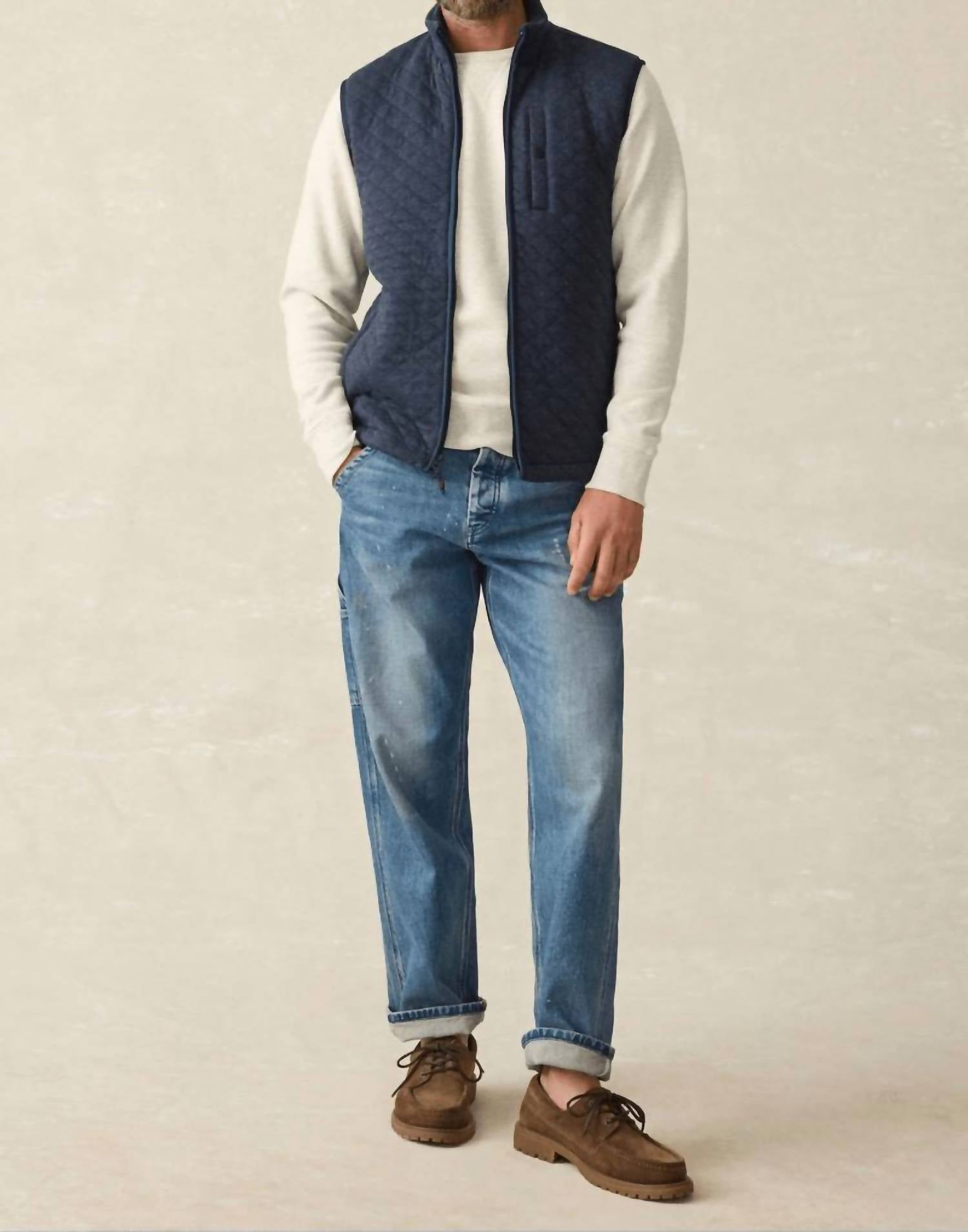 Faherty - Epic Quilted Fleece Vest